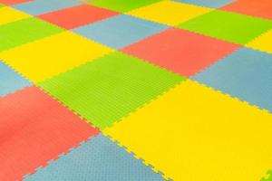 colorful foam flooring for children photo