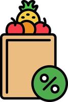 Grocery Store Vector Icon