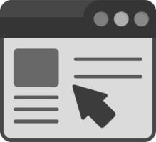 Web Click Vector Icon