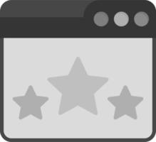 Web Rating Vector Icon