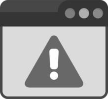 web alerta vector icono