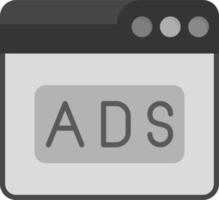 Ads Vector Icon