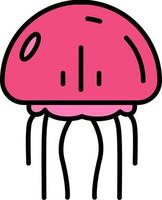 Jellyfish Vector Icon