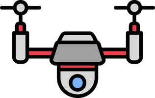 icono de vector de dron