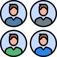 colaborativo vector icono