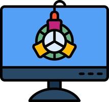 icono de vector de calibración