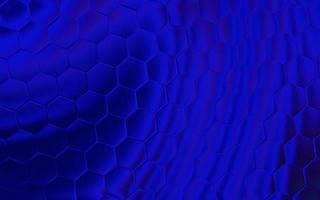 Realistic blue honeycomb or hexagonal pattern background. Elegant honeycomb texture. Luxury hexagon pattern. Technology and data background design. photo