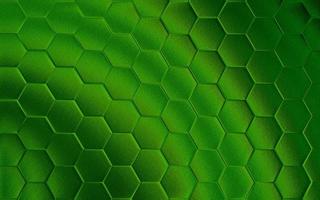 Realistic green honeycomb or hexagonal pattern background. Elegant honeycomb texture. Luxury hexagon pattern. Technology and data background design. photo