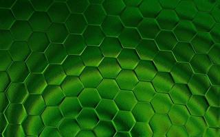 Realistic green honeycomb or hexagonal pattern background. Elegant honeycomb texture. Luxury hexagon pattern. Technology and data background design. photo