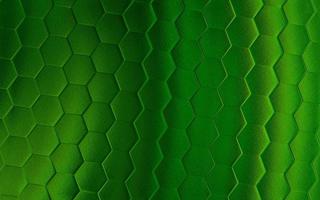 Realistic green honeycomb or hexagonal pattern background. Elegant honeycomb texture. Luxury hexagon pattern. Technology and data background design. photo