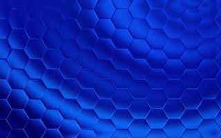 realista azul panal o hexagonal modelo antecedentes. elegante panal textura. lujo hexágono modelo. tecnología y datos antecedentes diseño. foto