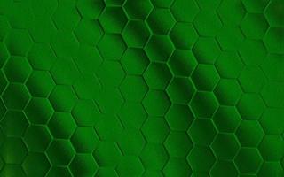 Realistic green honeycomb or hexagonal pattern background. Elegant honeycomb texture. Luxury hexagon pattern. Technology and data background design. photo