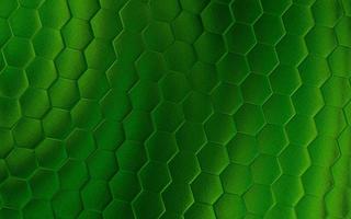 Realistic green honeycomb or hexagonal pattern background. Elegant honeycomb texture. Luxury hexagon pattern. Technology and data background design. photo