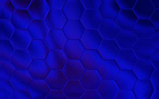 Realistic blue honeycomb or hexagonal pattern background. Elegant honeycomb texture. Luxury hexagon pattern. Technology and data background design. photo