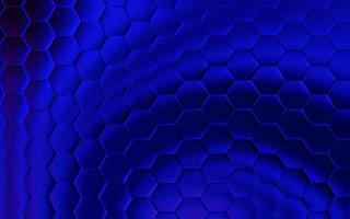 Realistic blue honeycomb or hexagonal pattern background. Elegant honeycomb texture. Luxury hexagon pattern. Technology and data background design. photo