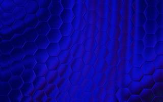 Realistic blue honeycomb or hexagonal pattern background. Elegant honeycomb texture. Luxury hexagon pattern. Technology and data background design. photo