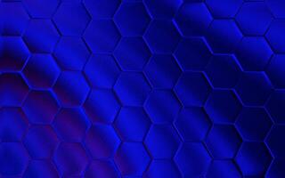 Realistic blue honeycomb or hexagonal pattern background. Elegant honeycomb texture. Luxury hexagon pattern. Technology and data background design. photo