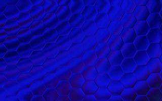 Realistic blue honeycomb or hexagonal pattern background. Elegant honeycomb texture. Luxury hexagon pattern. Technology and data background design. photo