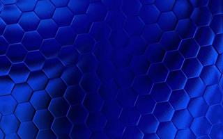 Realistic blue honeycomb or hexagonal pattern background. Elegant honeycomb texture. Luxury hexagon pattern. Technology and data background design. photo