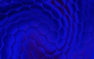 Realistic blue honeycomb or hexagonal pattern background. Elegant honeycomb texture. Luxury hexagon pattern. Technology and data background design. photo