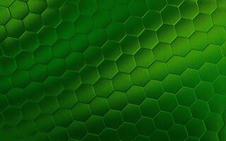 Realistic green honeycomb or hexagonal pattern background. Elegant honeycomb texture. Luxury hexagon pattern. Technology and data background design. photo