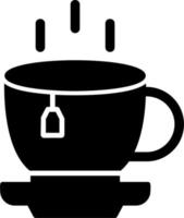 icono de vector de taza de té