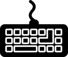 icono de vector de teclado