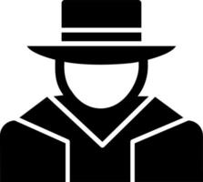 Whitehat Vector Icon