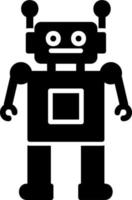 icono de vector de robot