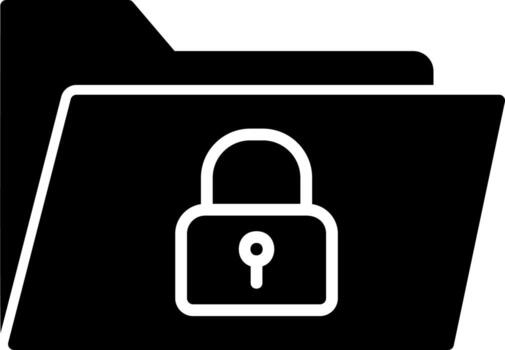 seguro datos vector icono