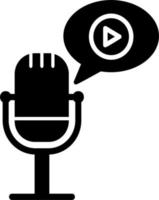 Media Podcast Vector Icon