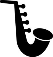 icono de vector de saxofón