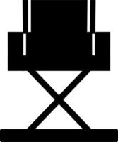 icono de vector de silla de director