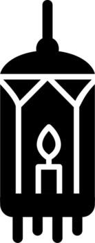 icono de vector de linterna
