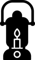 Oil Lamp Vector Icon