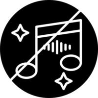 No Music Vector Icon