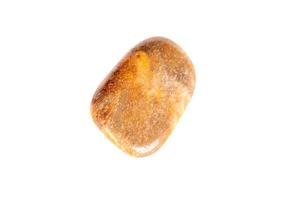 Macro mineral stone jasper on a white background photo