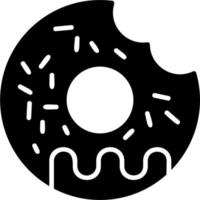 icono de vector de donut