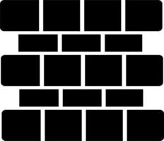 Brick Wall Vector Icon