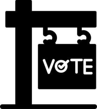 icono de vector de votación