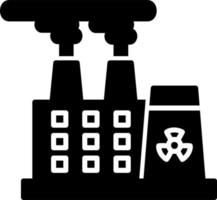 Nuclear Plant Vector Icon