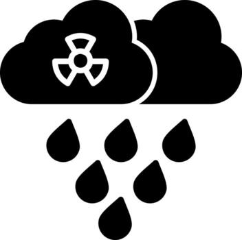Acid Rain Vector Icon