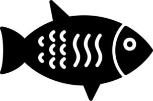 icono de vector de pescado