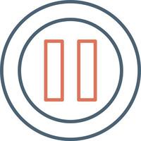 Pause Vector Icon