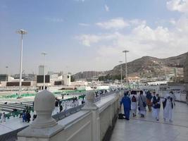 Mecca, Saudi Arabia, March 2023 - Beautiful outside view of Masjid Al Haram, Mecca. photo