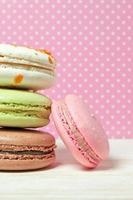 French macaroons .Dessert photo