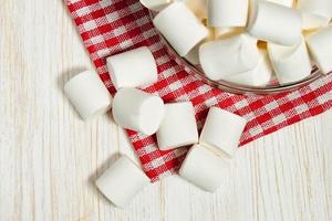 marshmallow on a plate photo