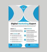 Corporate Modern Marketing Business Flyer Design Template Free Vector