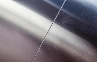 vista detallada de primer plano sobre superficies de metal y acero. foto