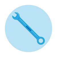 wrench vector suitable for repair tool icon, flat icon